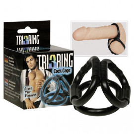Seven Creations Tri Ring Cock Cage