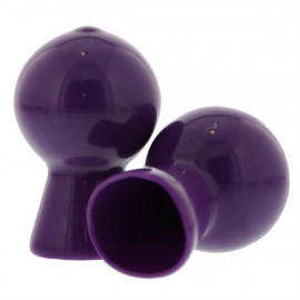 NMC Nipple Sucker Pair in Shiny Purple