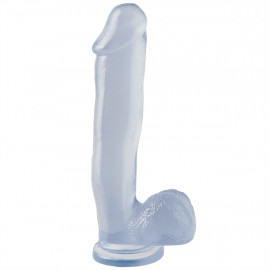 Pipedream Basix Rubber Works 12" Suction Cup Dong 30cm Transparent