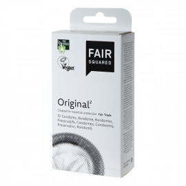 Fair Squared Original - Fair Trade Vegan Condoms 10 pack
