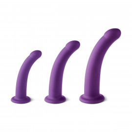 Kiotos Dildos Set for Universal Harness Purple S/M/L